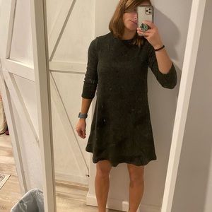 Grey winter dress